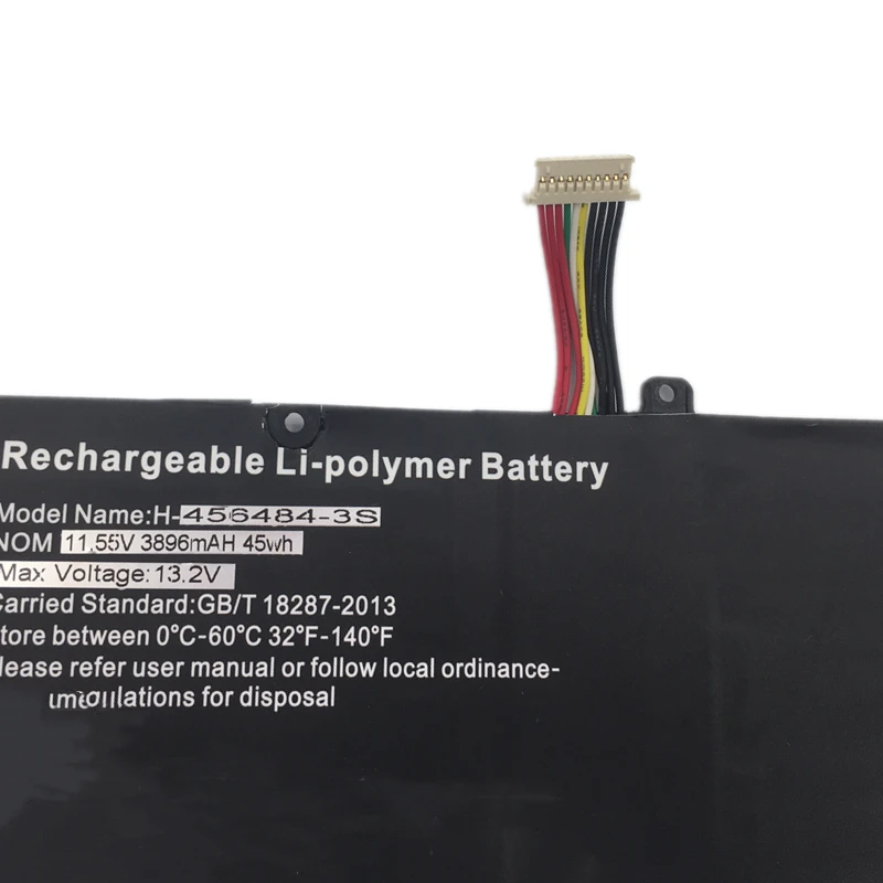 Bateria do Portátil para a Engrenagem Íris 4564843s 456484-3s1 40075218 11.55v 45wh 3896mah para Medion Akoya E15303 Md62113 Md62114 Md62115 - Imagem 3