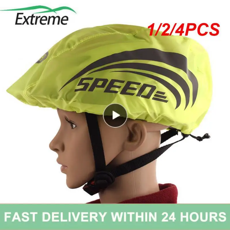 

1/2/4 шт. Универсальный Водонепроницаемый Чехол на шлем со светоотражающей полосой