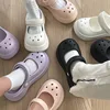 Summer Women Slippers Fashion Thick Bottom Hole Shoes EVA Slippers Anti Slip Baotou Slippers Outdoor Beach Sandals Slippers 1