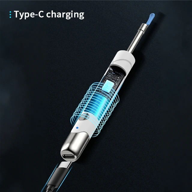 Dearsee 2300p Visual Ear Cleaner with Camera Ear Wax Removal Tool with Ear Pick & Tweezers 7 Ear Spoons Earwax Removal Ears Care 5