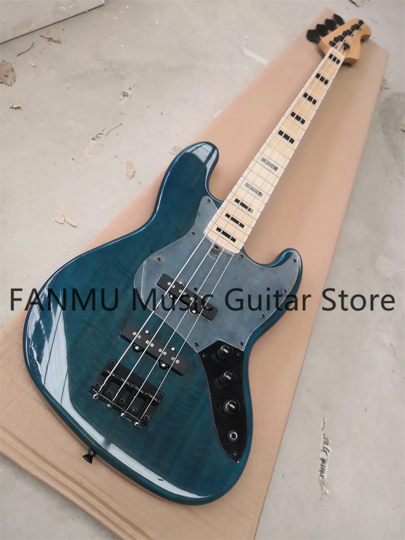 Classic 4string bass guitar Jaz bass mahogany body Acacia wood top