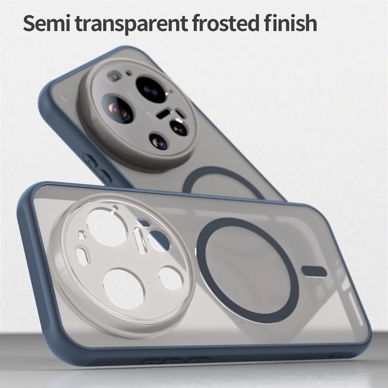 Enhanced Semi-Transparent Frosted Matte Case - Anti-Fingerprint Translucent Cover