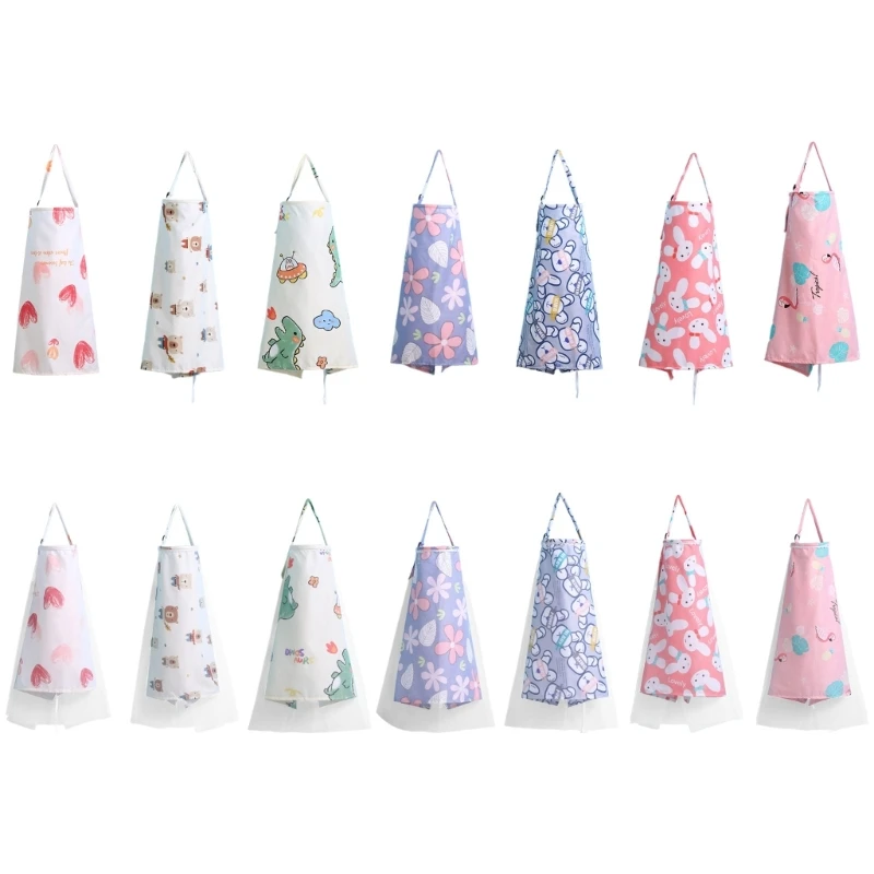 Baby Nursing Cover for Mom Breastfeeding Feeding Blanket with Printed Pattern