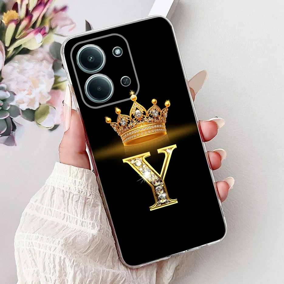 Luxury Letter Design Slim Phone Case - Soft Back Cover Coque