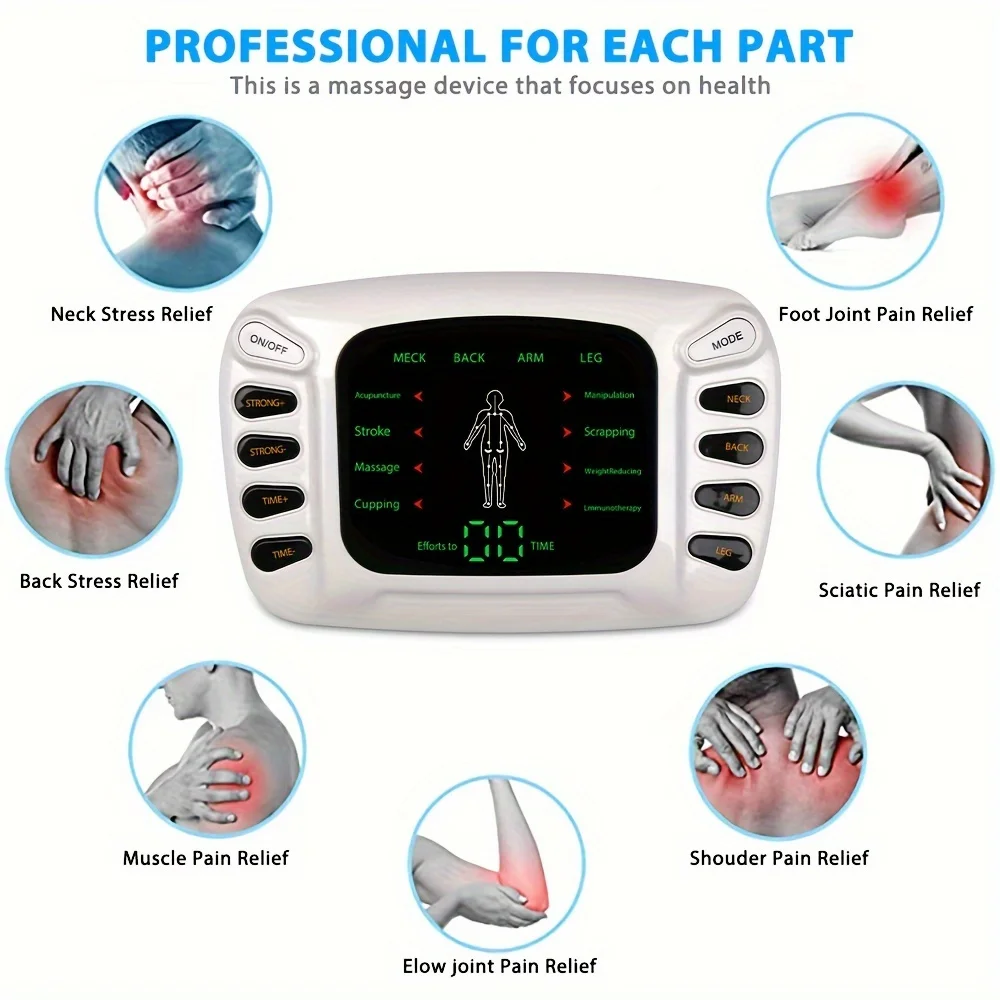 Multi Function Acupuncture Electric Therapy Massager Machine Pulse Slimmming Massage for Body 3