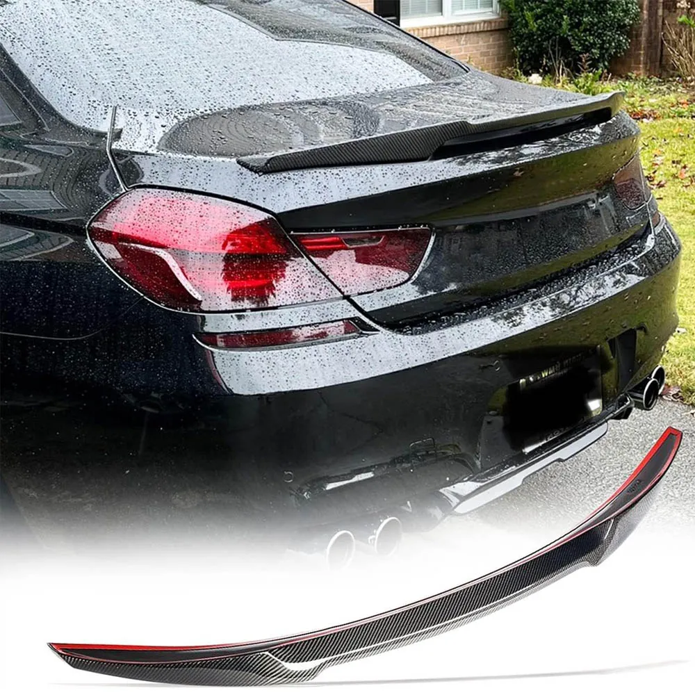 車のトランク用カーボンファイバーリアスポイラー,bmw 6シリーズ