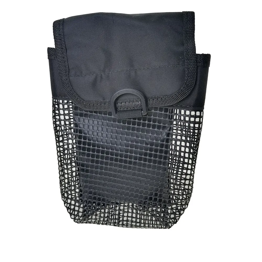 Scuba Diving Reel Bolt Snap & SMB Safety Marker Buoy Mesh Gear Bag Equipment Holder Carry Pouch - Choice of Colors