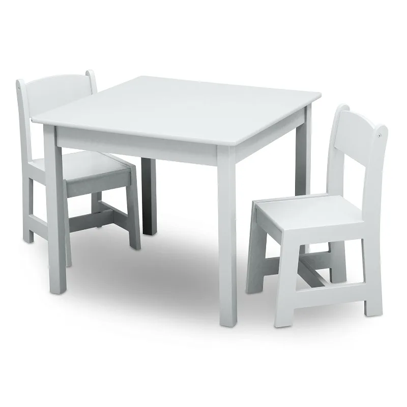 Kids Wood Table and Chair Set 1