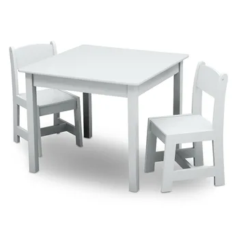 Kids Wood Table and Chair Set 1