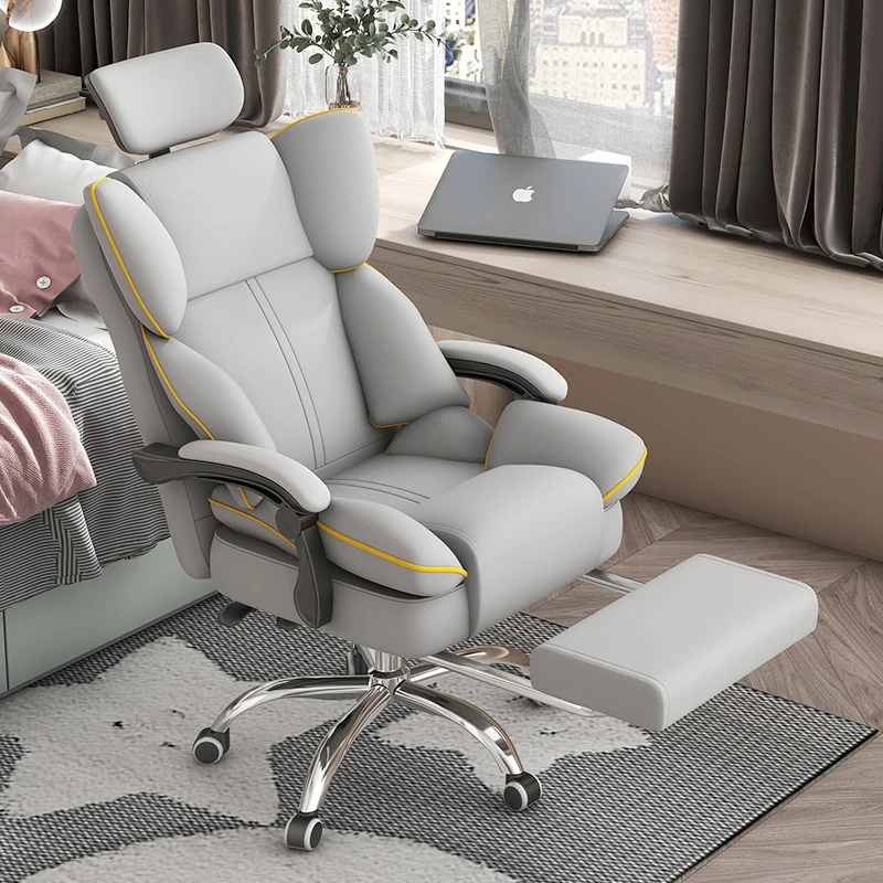 White Vanity Office Chairs Swivel Living Room Makeup Luxury Ergonomic Chair Computer Floor Sillas De Gamer Luxury Furniture