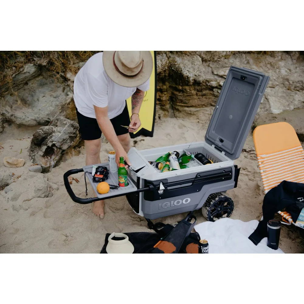Igloo Trailmate Journey 70 Qt Wheeled Cooler, Gray 2
