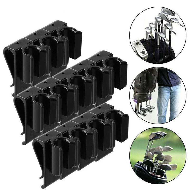 

12pcs Golf Putter Clamp Golf Bag Clip On Putter Holder Putting Organizer Drop Ship Golf Equipment