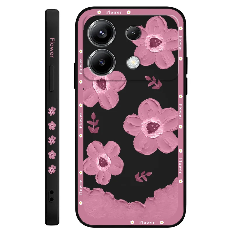 Strawberry Floral Silicone Phone Case