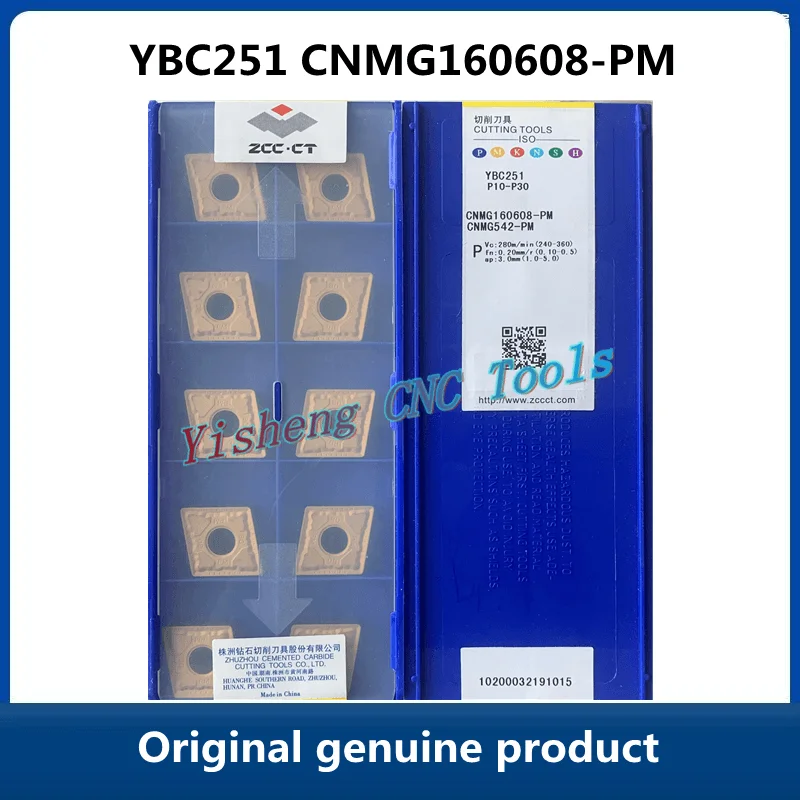 

Free Shipping ZCC CT YBD102 CNMG160608-PM YBC251 YBD152 YBD151 Tungsten Carbide Inserts CNC Machine Tool turning tools