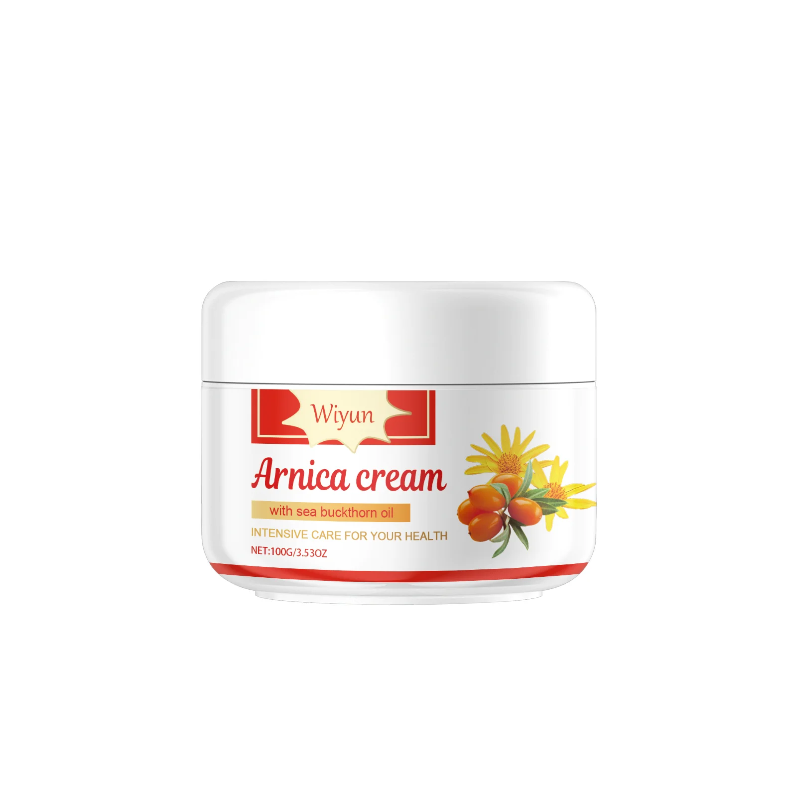 Sea Buckthorn Skin Care Cream - Hydrating, Moisturizing, Firming, Gentle, and Improving Skin Condition for Smooth Skin