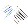 4pcs/set Lube Brush Tweezer Switch Stem Holder Lube Tool Collection For Mechanical Keyboard With Bag 4