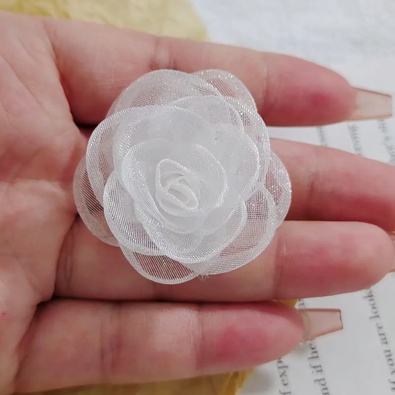 Korean Version Ballet-style Shoe Accessory Set, Lace Silver Bow Shoelace Charms DIY Decoration Buckle