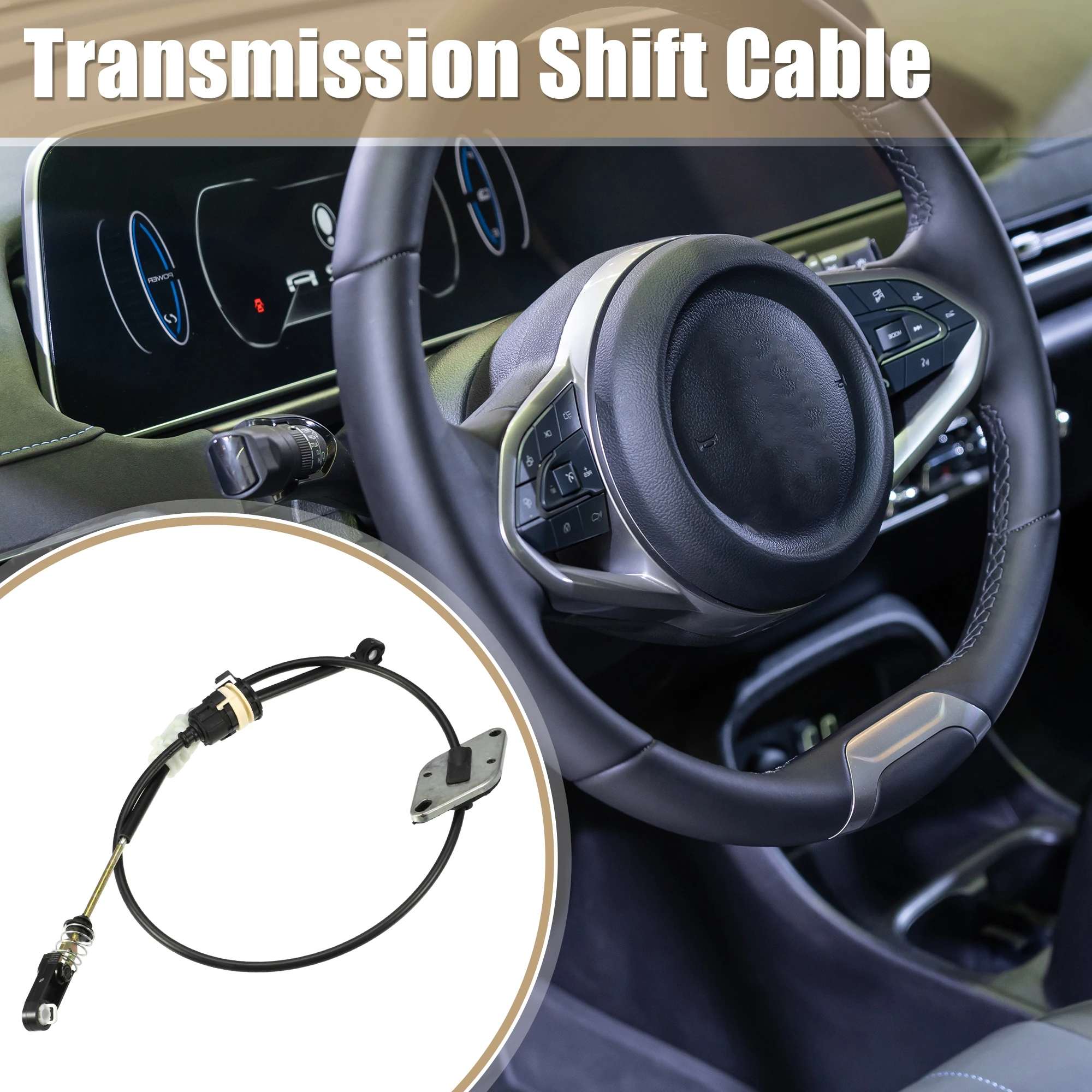 X Autohaux Automatic Transmission Shifter Cable Gear Shift Control Lever Selector Cable No.52109781AF for Dodge Nitro 2007-2011