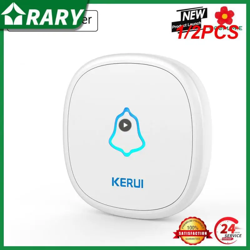 

1/2PCS Waterproof Touch Doorbell Button Wireless SOS Emergency Button 433MHz Alarm Accessories For KERUI Doorbel Alarm System