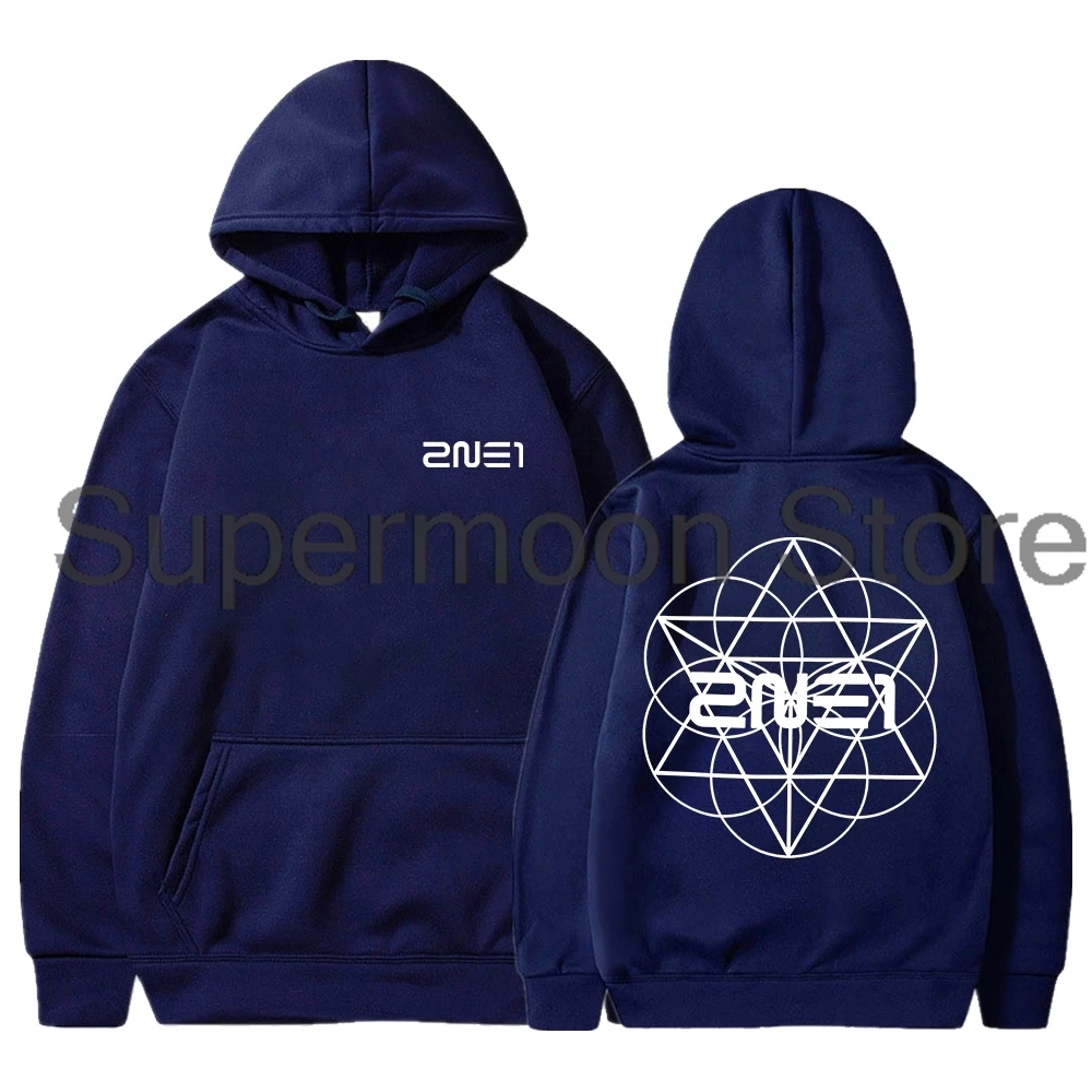 2NE1 公式プルオーバー　Lサイズ 大きいサイズ レディース 前後2wayフリル襟レイヤードプル