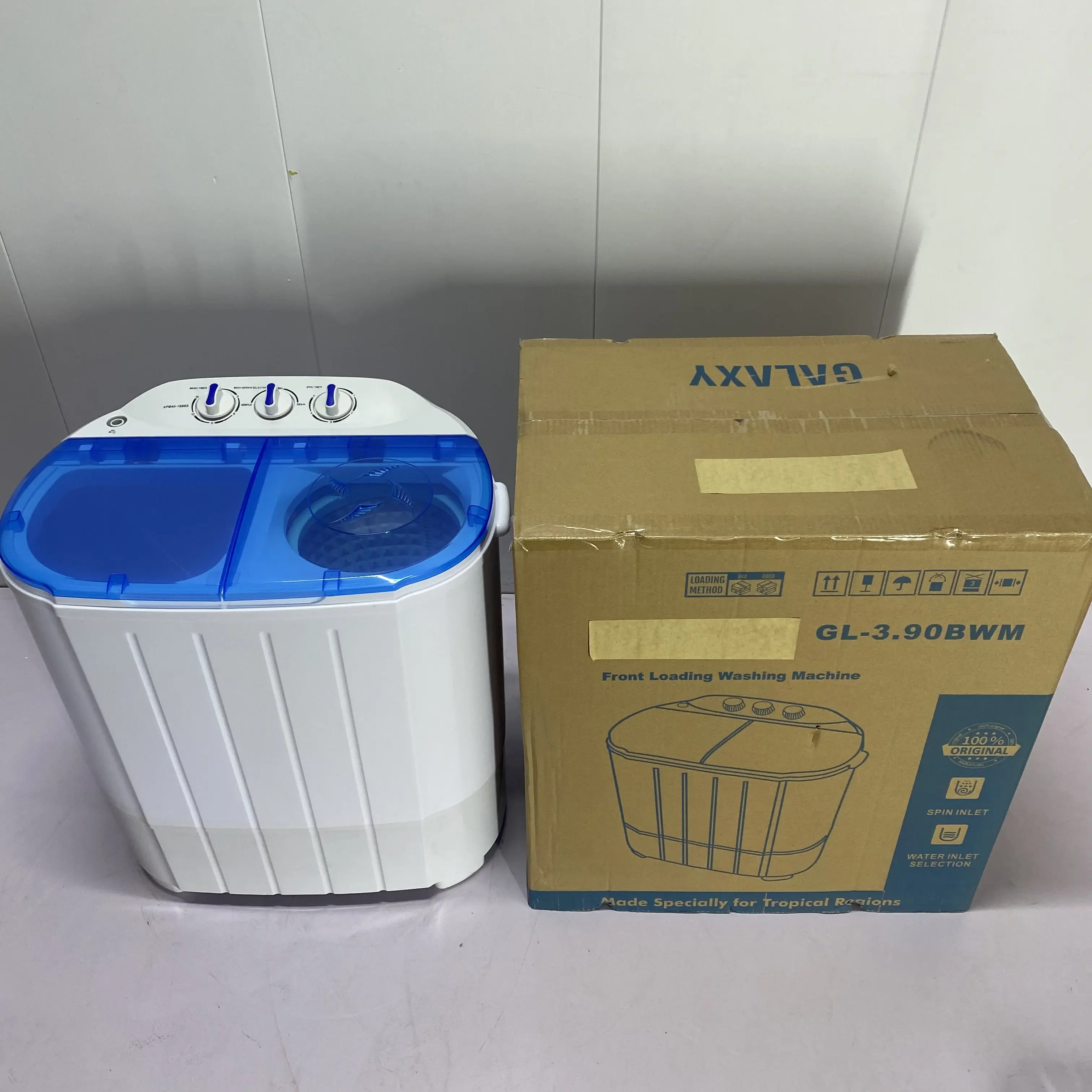 Hot Selling Home Factory Sale Small Mini 4kg Semi Automatic Wash Clothes and Shoes Washer Machine laundry  dryer 2