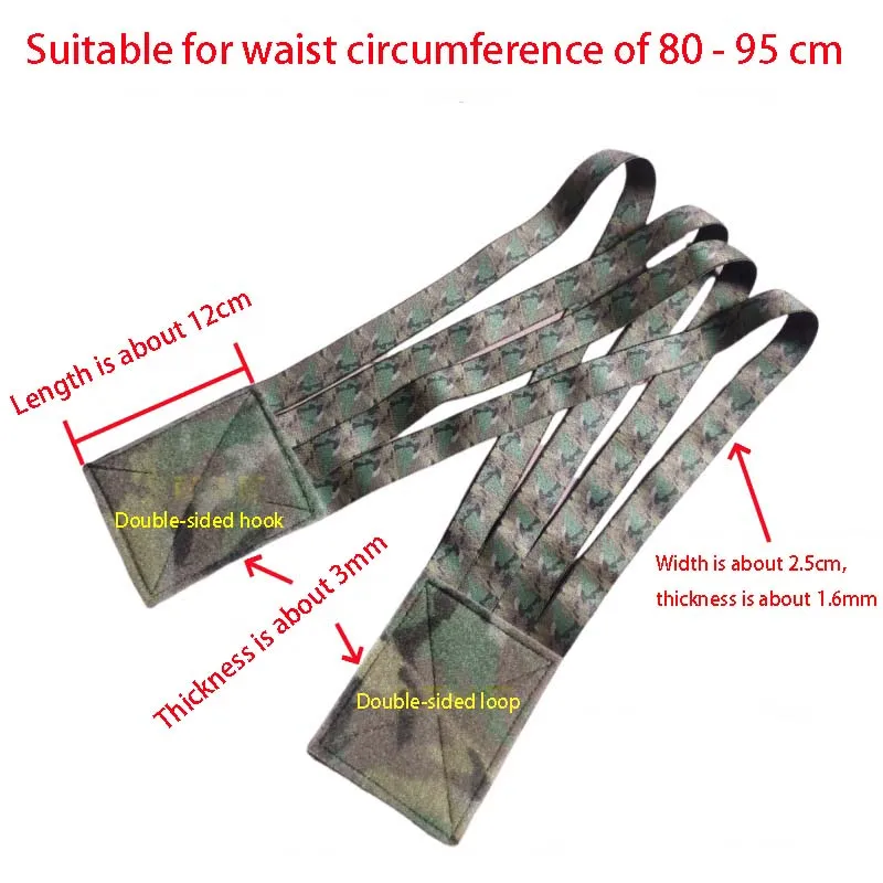 Laufen taktische Ausrüstung, feste Hakenschlaufe, elastische Bandage, Bindegurt – Detail 7