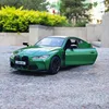 1:32 BMW M4 IM G82 Supercar Alloy Car Model With Pull Back Sound Light Children Gift Collection Diecast Toy Model 5