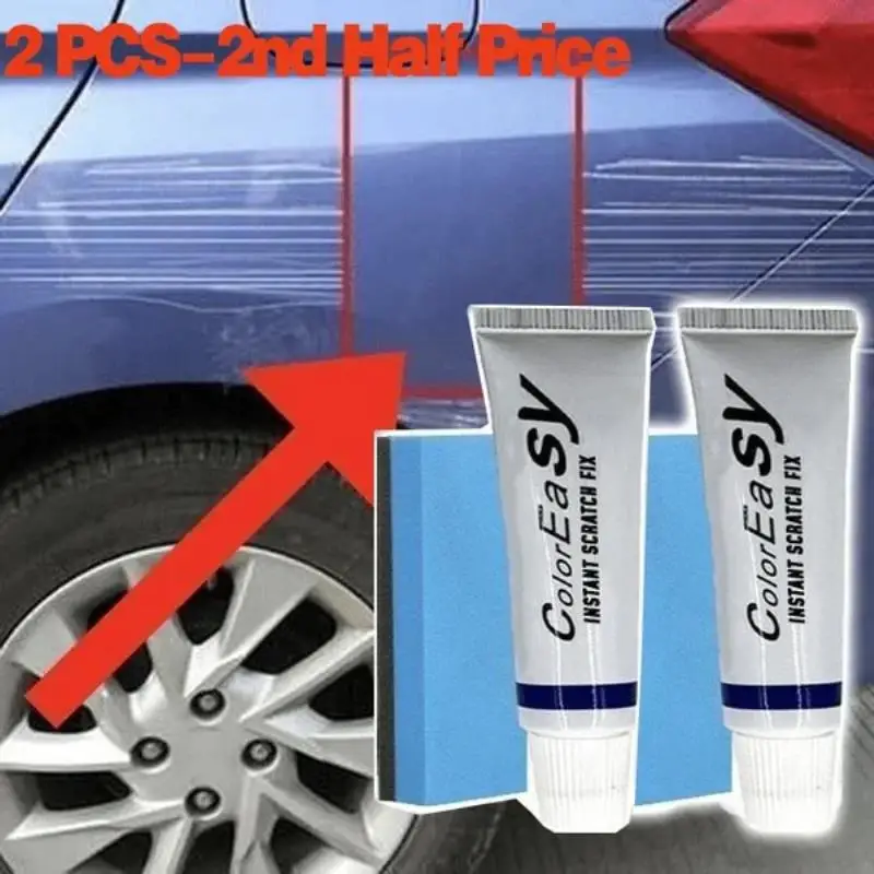 

2sets Automotive Scratch Repair Remover Grinding Tool Kit Car Body Compound Wax Polishing Paste Accessory