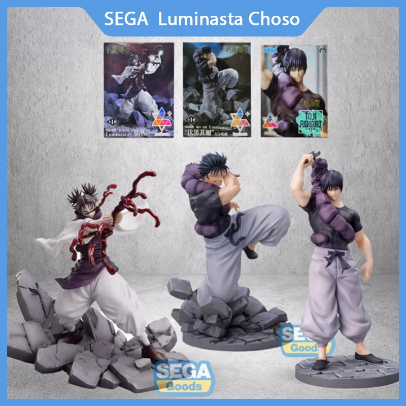

Оригинальные фигурки Sega Anime juютсу Kaisen Luminasta Choso Fushiguro Toji, коллекционные игрушки для детей, подарки-модели