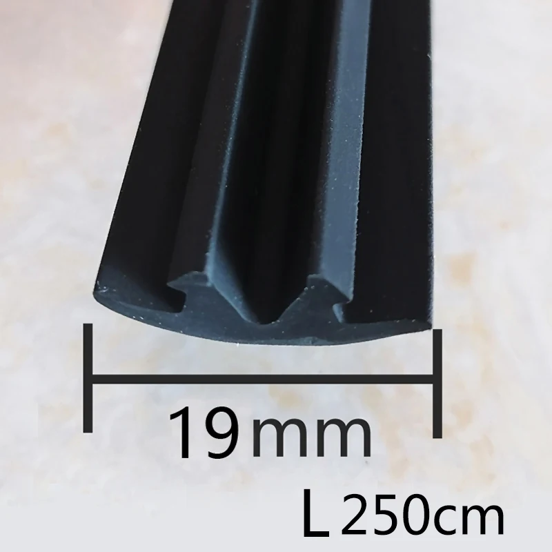 Car Exterior Parts Car Roof Rack Strap Sealing Rubber Strip Roof Rack Cross Bar Reduce Wind Resistance Noise Width 19mm For Thule Top Rod