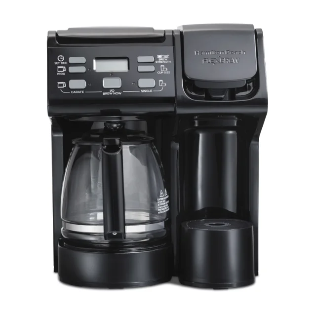 Hamilton Beach FlexBrew Trio Coffee Maker, Single Serve or 12 Cups, Black,  49904 - AliExpress