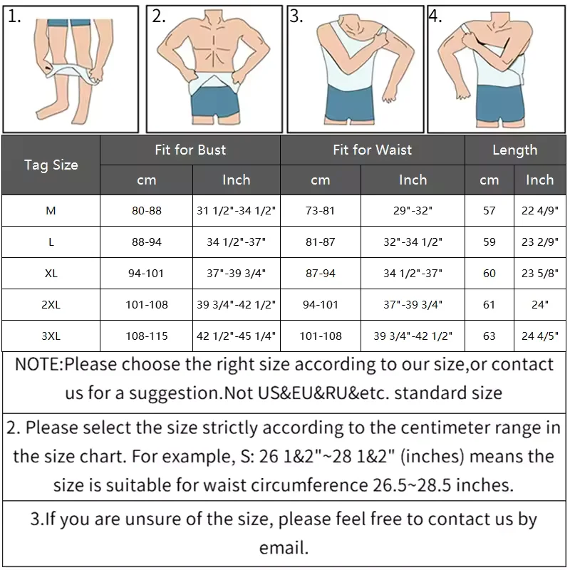 Men's Slimming Body Shaper Chest Compression Shirt Tummy Control Shapewear Gynecomastia Sleeveless Vest Waist Trainer Corset Top