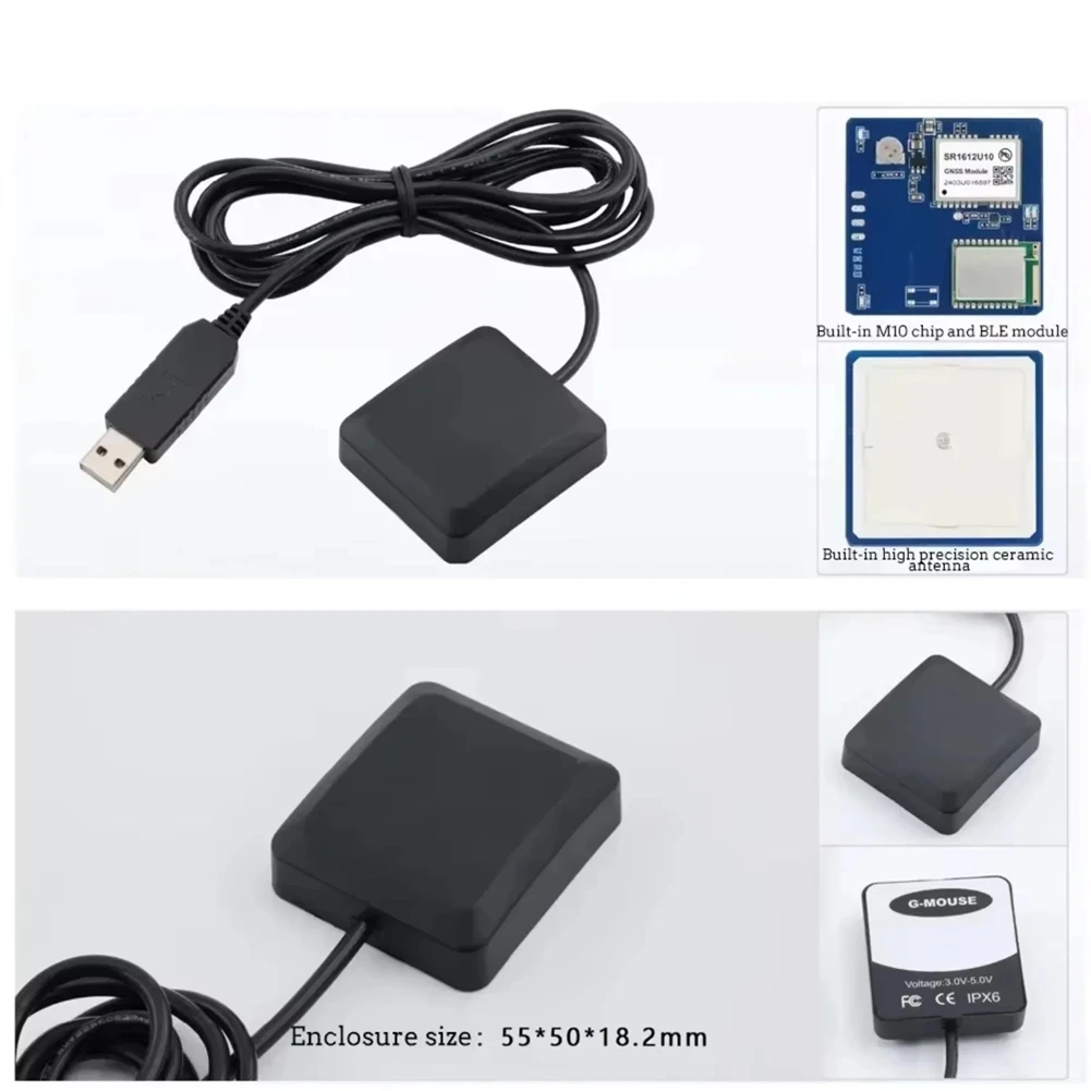 【추수감사절】USB 블루투스 GPS 수신기, SR3636LY GPS 모듈, 자동차 보트 네비게이션 수신기, 1Pc 이중 용도 모듈