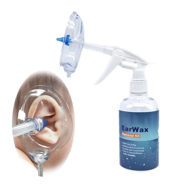Metal Wax Removal Syringe 3 OZ Reusable Ear Irrigation Syringe