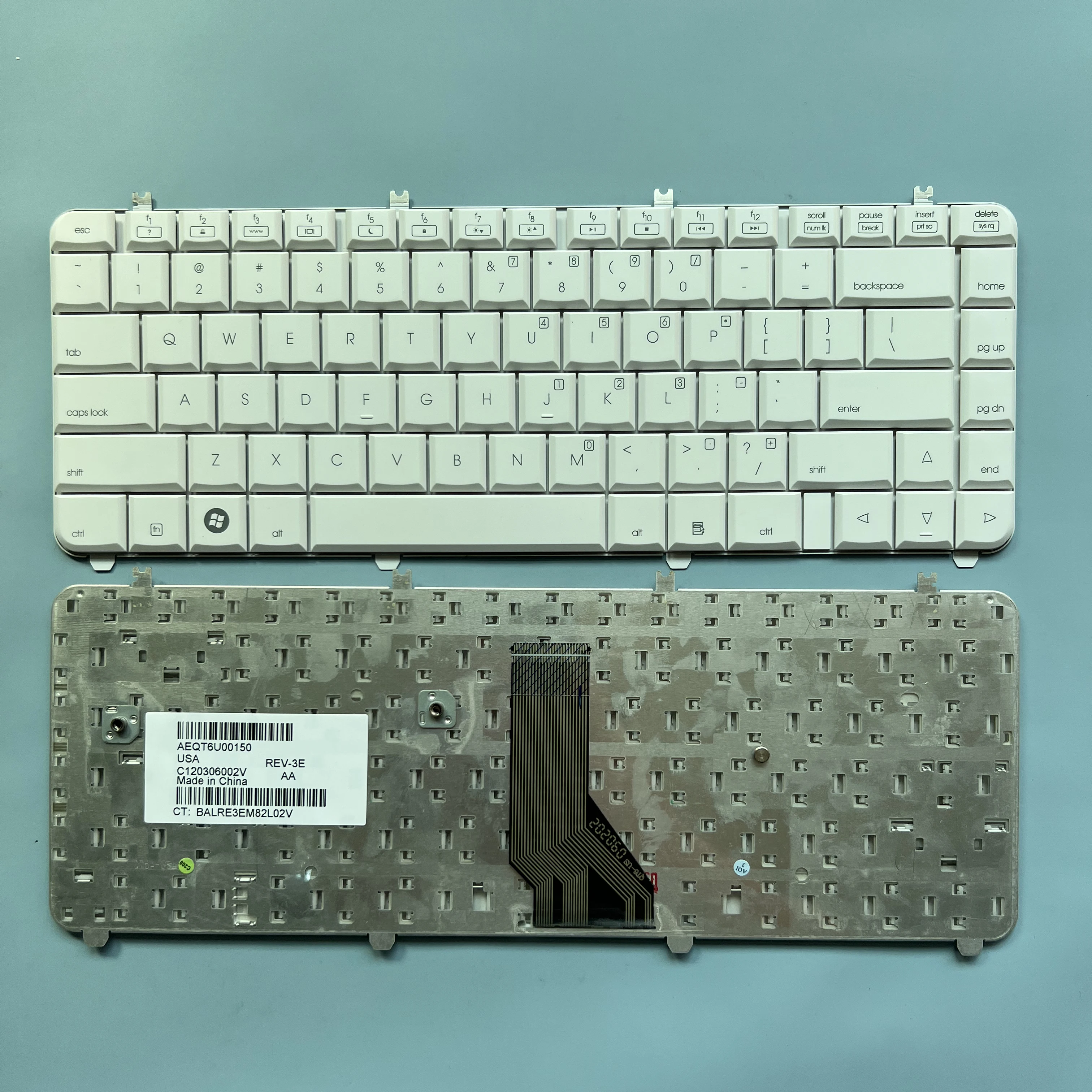 

XIN US клавиатура для ноутбука HP Pavilion DV5 DV5-1000 DV5-1100 1218TX 1219TX английская клавиатура белого цвета AEQT6700210