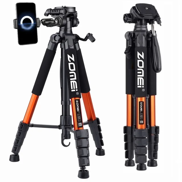 187cm/73.6in Tall Zomei Aluminum Alloy Portable Tripod for