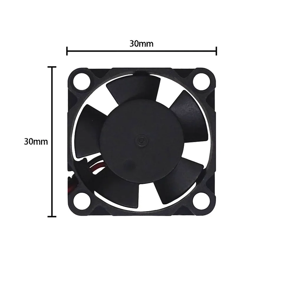 Ventola Di Raffreddamento 24v 4 Ventole Di Raffreddamento DC 24V 50mm - Mini Fan 5500 RPM Per Stampanti 3D, Elettronica Per Stampanti 3d Pc