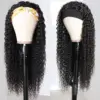 Headband Wigs Human Hair 28 30 32 Inch Water Wave Wigs 100% Real Hair Curly wig None Lace Front Wigs Full Machine Made Wigs 2