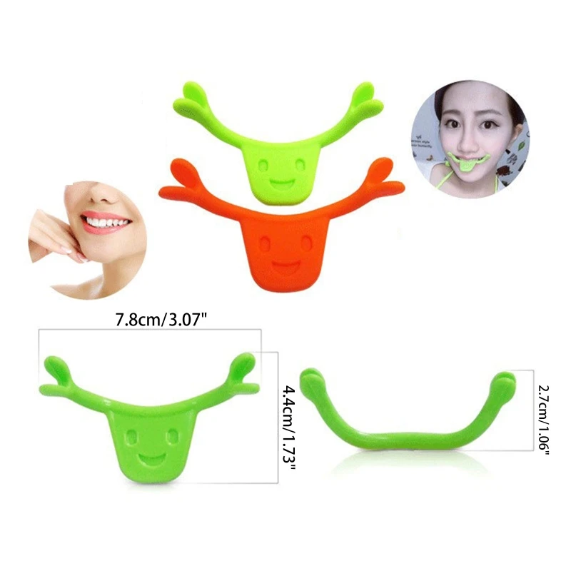 1pc Personal Face Trainer Facial Smile Maker Silicone Forming Mouth Exerciser for Muscles Stretching Lip Lifting Auxiliary Tools view 2