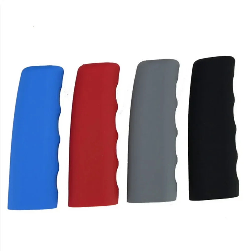 Universal Car Auto Manual Silicone Shift Gear Head Knob Cover Handbrake Hand Brake Covers Sleeve Case Skin Protector Car Styling