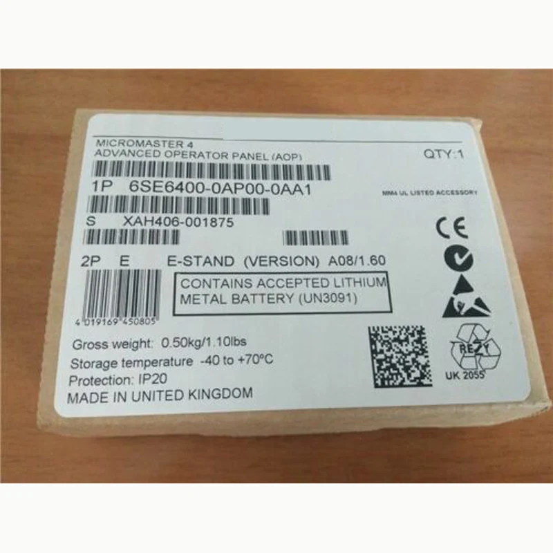 

1 шт. Новый в коробке оригинальный 6SE6400-0AP00-0AA1