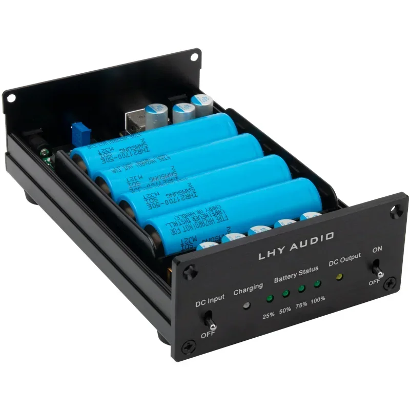

LHY Audio Lt3042 Battery Power Supply Low Noise High Precision DC Linear Regulated USB 5V 12 V2A Power Bank