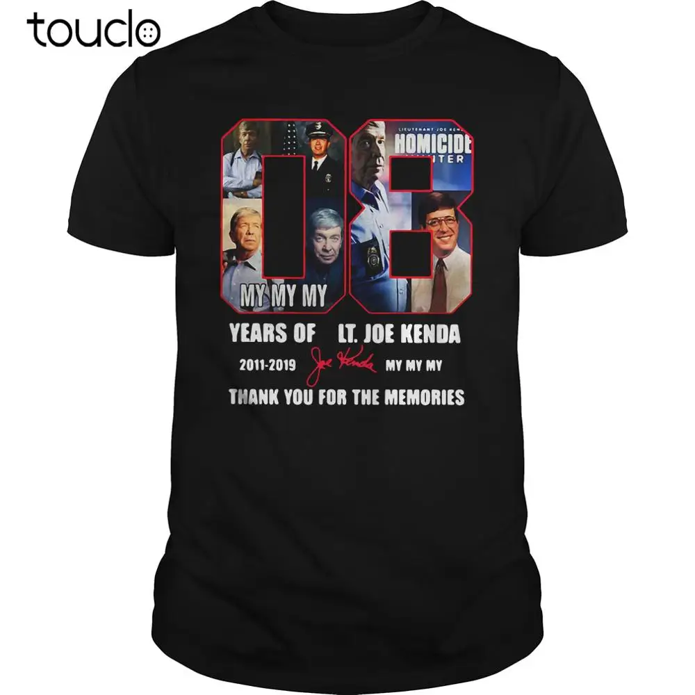 

New 08 Years Of Lt Joe Kenda 2011 Thank You For The Memories Men T-Shirt Unisex S-5Xl Xs-5Xl Custom Gift Creative Funny Tee