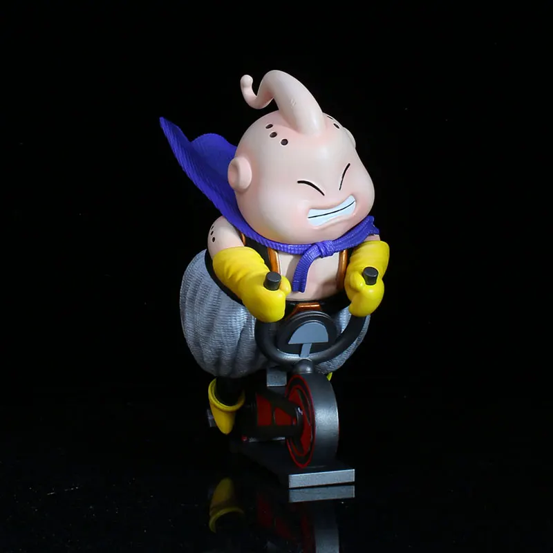 thumbnail image 1 of Figuras de ciclismo de Majin Buu de Dragon Ball Z de 12,5 cm, figuras de anime, Fat Buu, Mr. Satan, figuras de PVC con coche, muñecos modelo, regalos, juguetes, 1 of 4