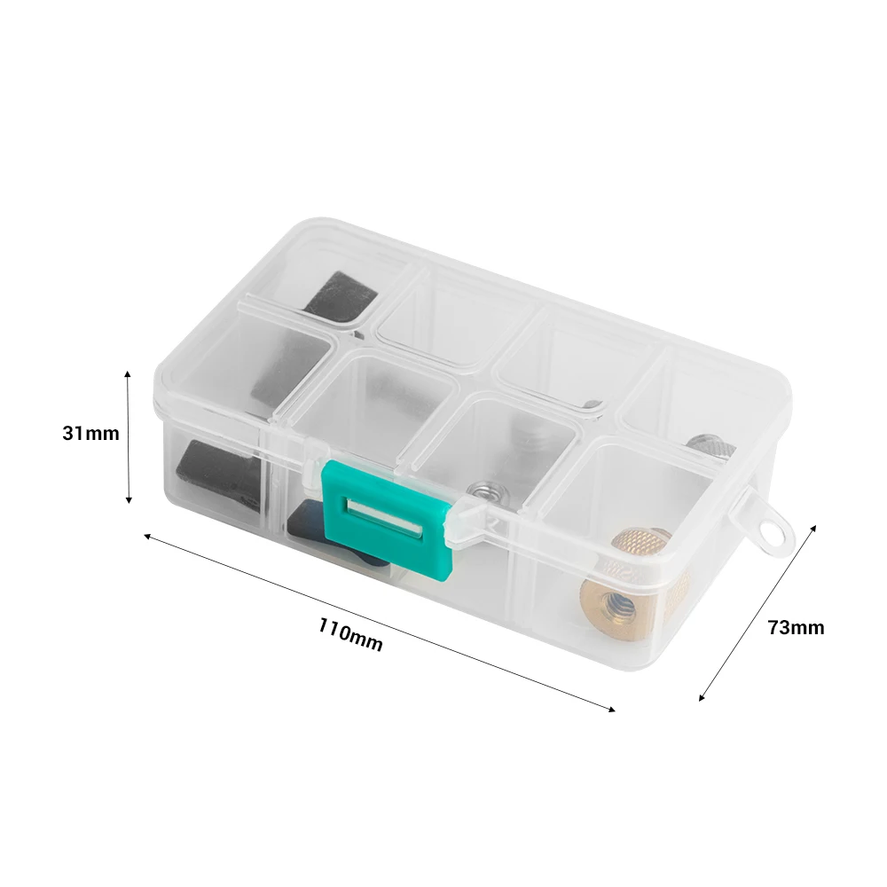 SmallRig 스크류 래칫 윙넛 세트, 스크류 키트, 보관함 3995 포함, 1/4 인치, 3/8 인치, M5, M6