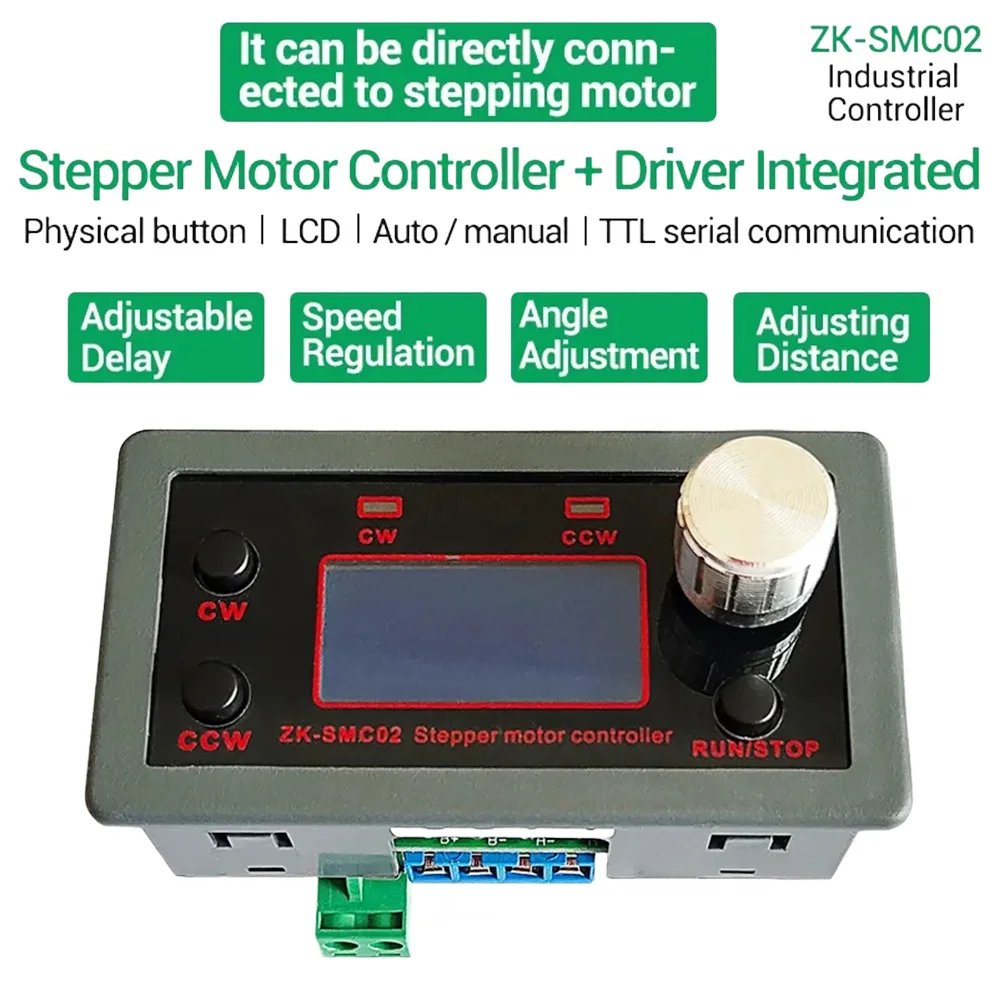 SMC02 Stepper Motor Driver and Controller DC 10-30V 4A Reverse Pulse ...