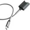USB Interface Charging Cable for Vuse Alto Magnetic Charger Cord Universal Design 45cm (Black USB-A) 5