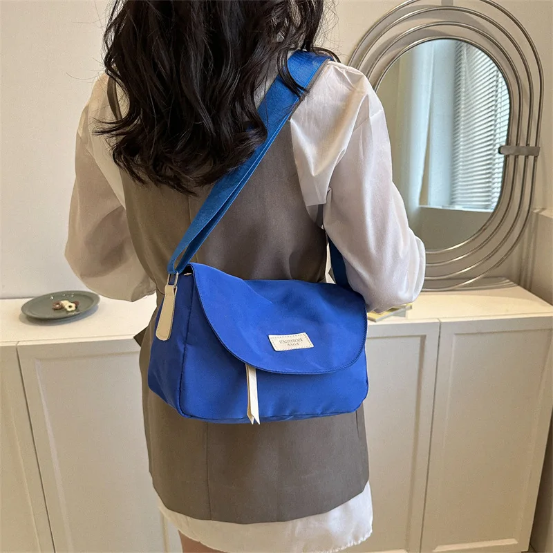 Streetwear Solid Color Minimalist Crossbody Bag For Women Fashion New Tide Commute Bags Female Korean Version Daily Shoulder Bag