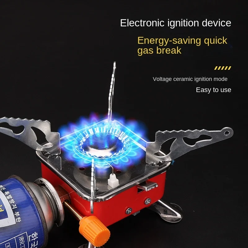 Camping Gas Stove Mini Big Power Heater Gas Stove Cookware Outdoor Tourist  Burner Cooker Portable Picnic Cookware Barbecue BBQ - AliExpress