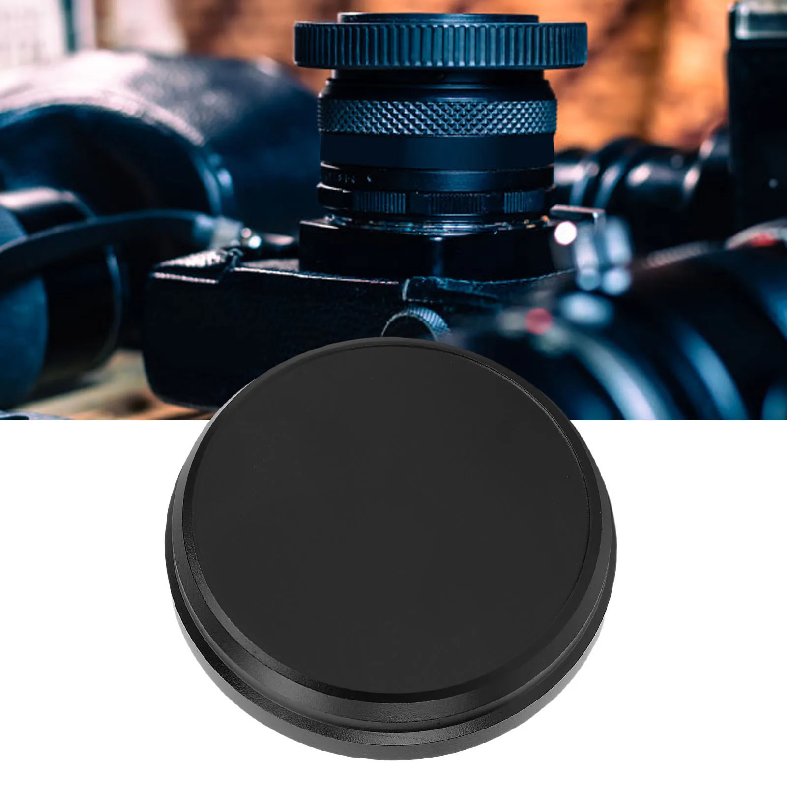 카메라 렌즈 금속 전면 금속 렌즈 Fujifilm X100V X100VI 카메라 56mm ID 알루미늄 합금 플로킹 렌즈 전면 커버에 적합